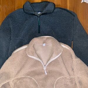 2 old navy fleece jackets